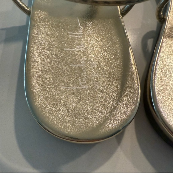 Nicole Miller Gold Sandals - Picture 9 of 12